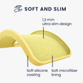 kwmobile Case compatible with Google Pixel 7a Cover - Rubberized Silicone Phone Case - Protective Case for Wireless Charging - Case