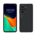 kwmobile Hülle kompatibel mit ASUS Zenfone 10 / Zenfone 9 - TPU Silikon Case - Ecken Schutz - Schutzhülle Cover Transparent Transparent  