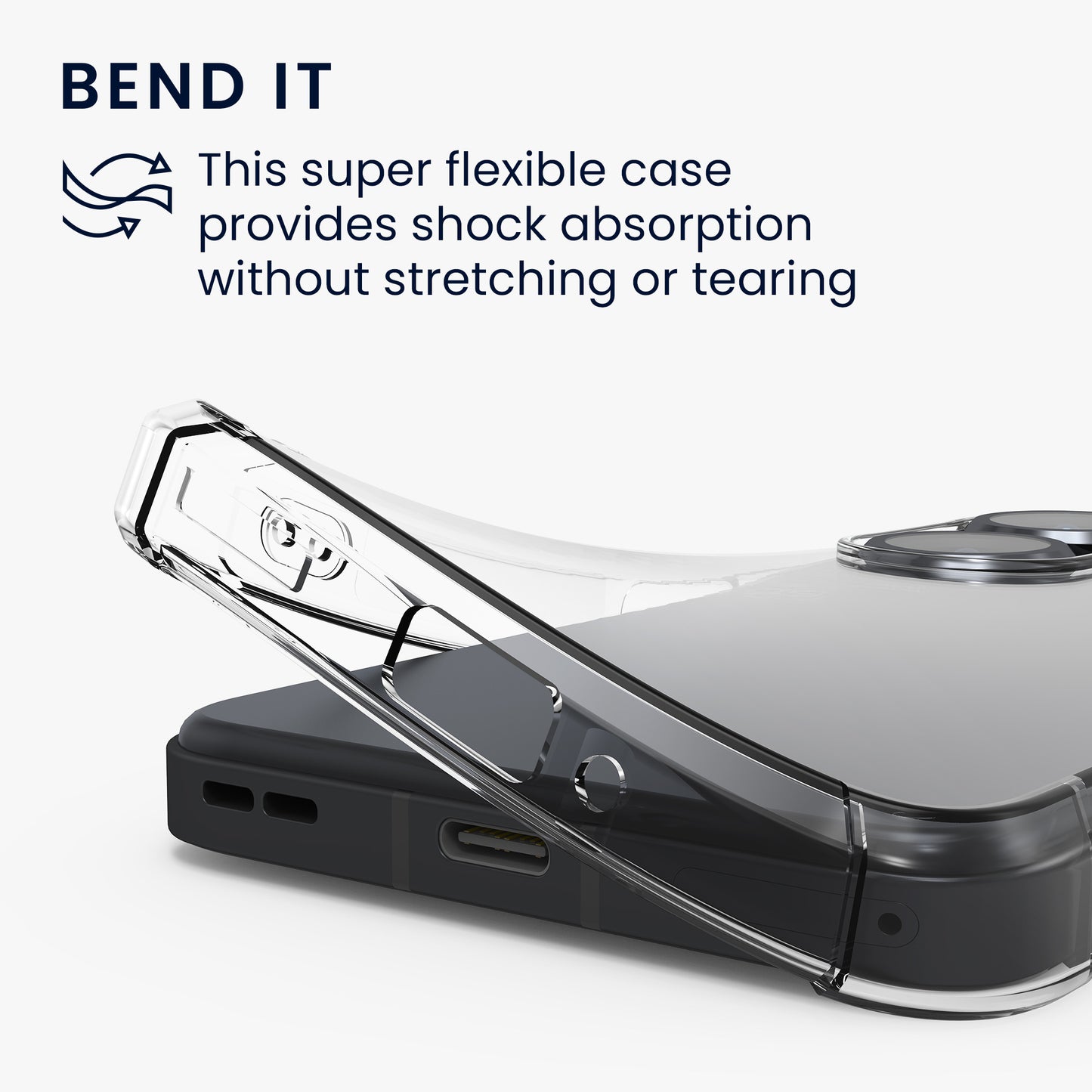 kwmobile Case Compatible with ASUS Zenfone 10 / Zenfone 9 Corner Protection Protective Cover