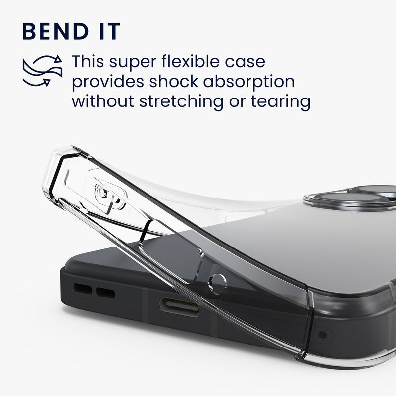 kwmobile Case Compatible with ASUS Zenfone 10 / Zenfone 9 Corner Protection Protective Cover