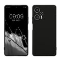 kwmobile Slim Case kompatibel mit Xiaomi Poco F5 5G Hülle - Handyhülle aus Silikon in Schwarz Schwarz  