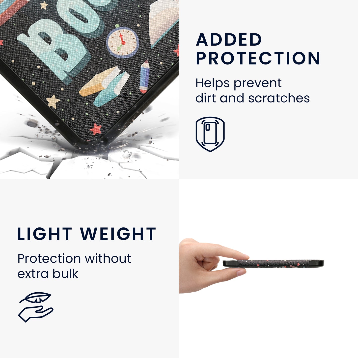 Faux Leather Case compatible with Tolino Shine 3