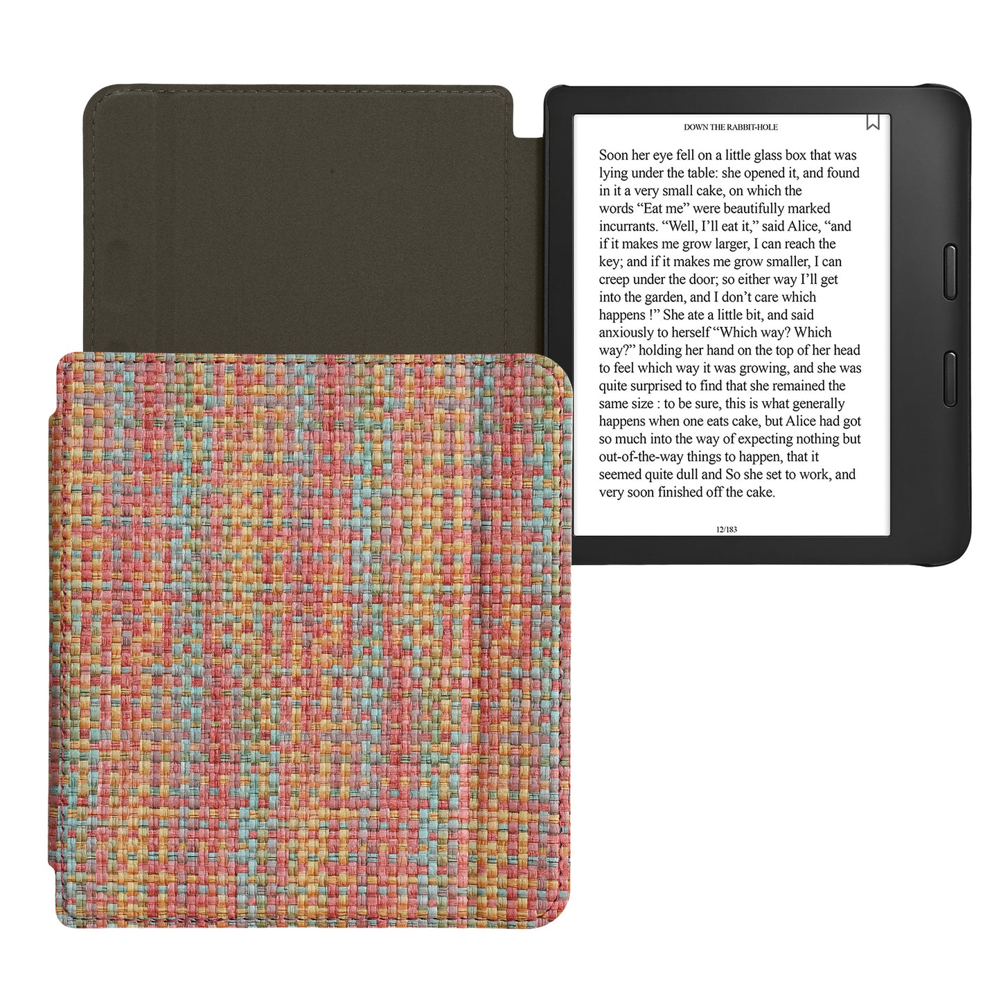 kwmobile Flip Case compatible with Kobo Libra 2 Case - eReader Cover