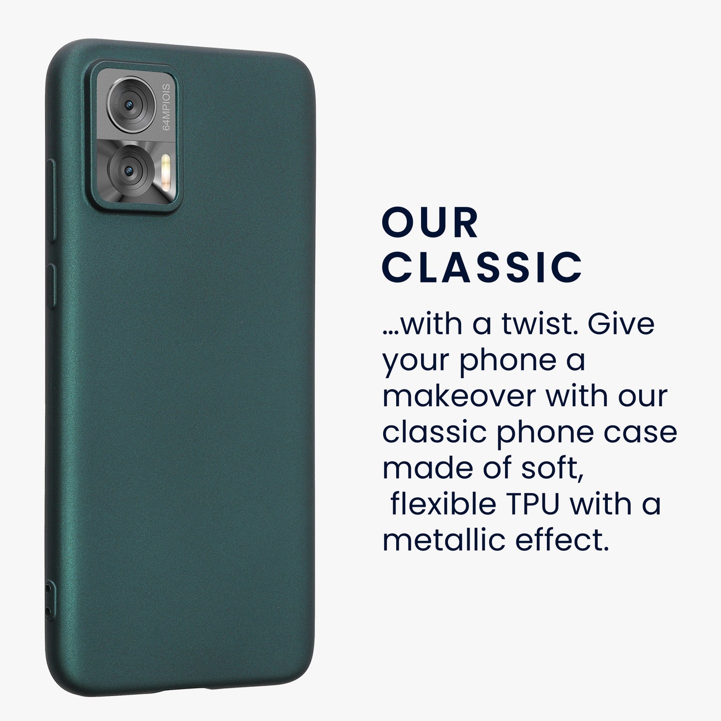 kwmobile Case for Motorola Edge 30 Neo - Silicone Phone Cover - Protective Case