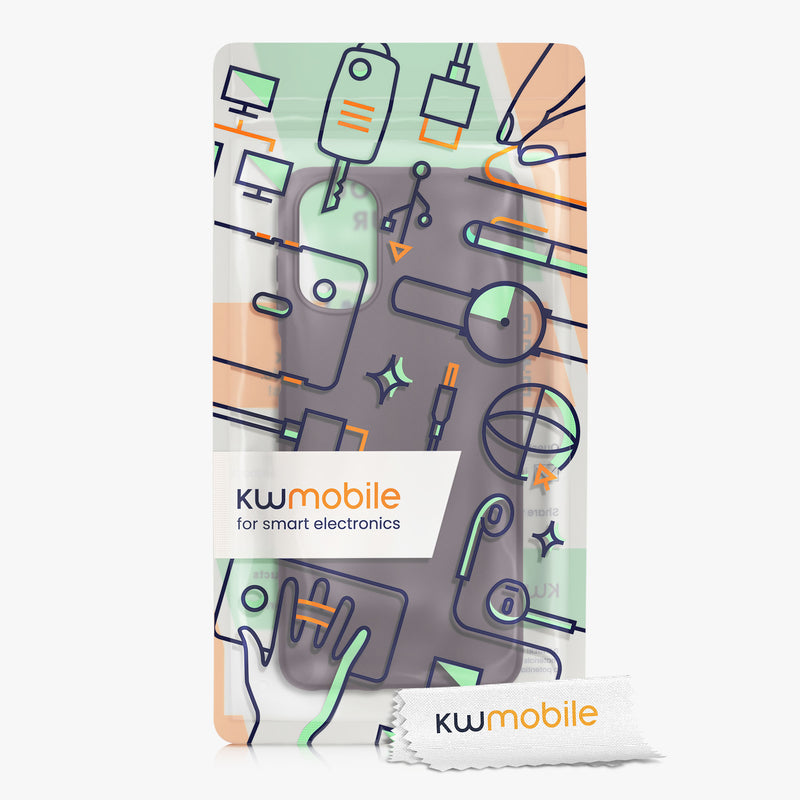 TPU Case for Motorola Moto G22 in Metallic Blackberry