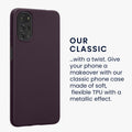 TPU Case for Motorola Moto G22 in Metallic Blackberry