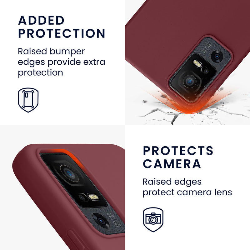 kwmobile Phone Case for TCL 40 XL Case - Wireless Charging - Protective Cover