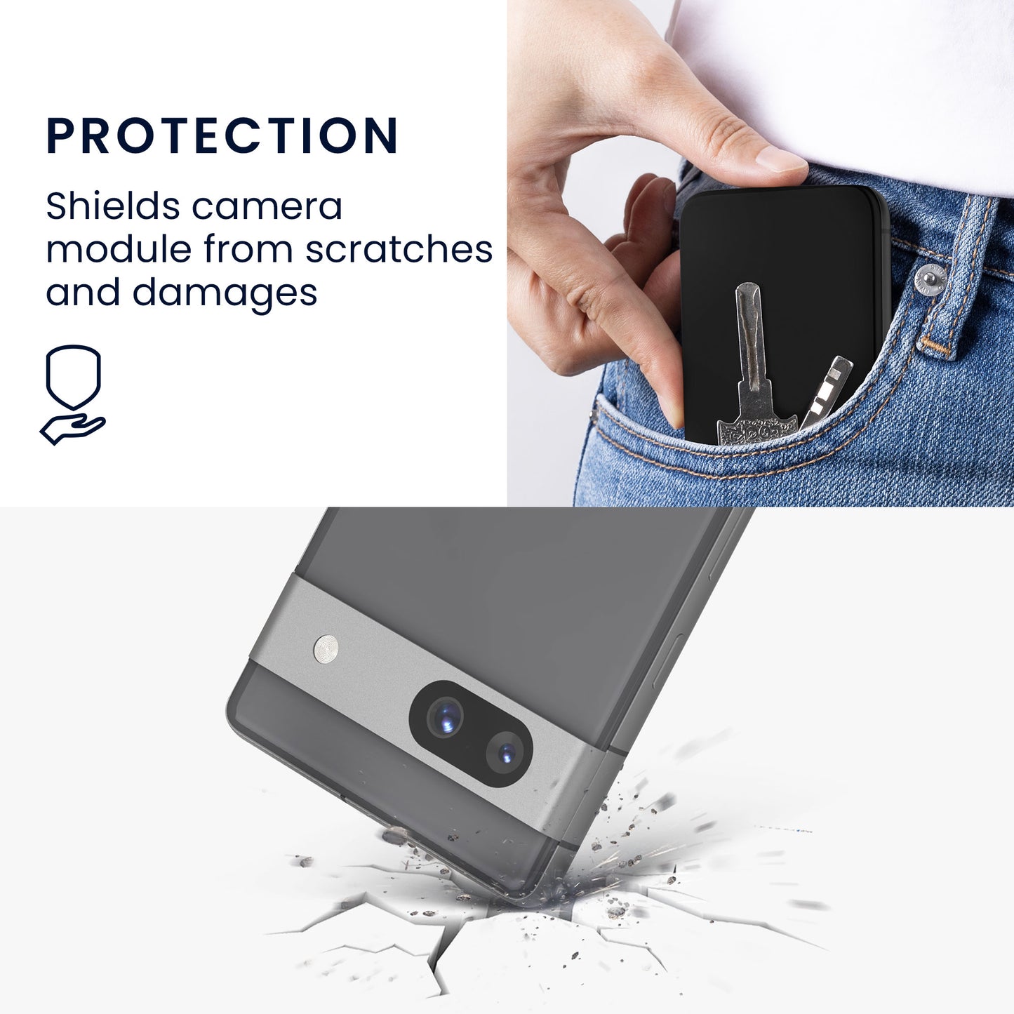 Protective Glass Phone Camera for Google Pixel 7a