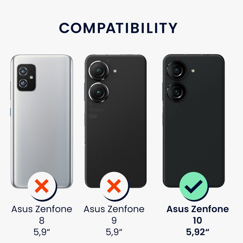 3x Screen Protector Crystal Clear for ASUS Zenfone 10