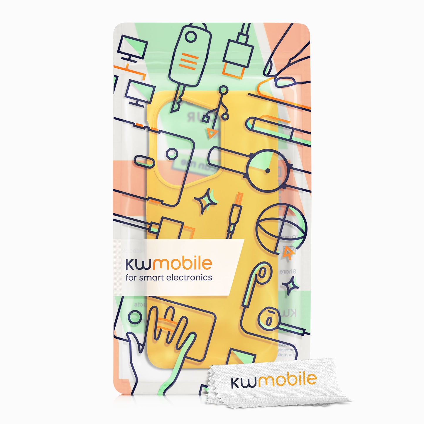 Rubberized Silicone Case for OnePlus Nord 3 5G in Radiant Yellow