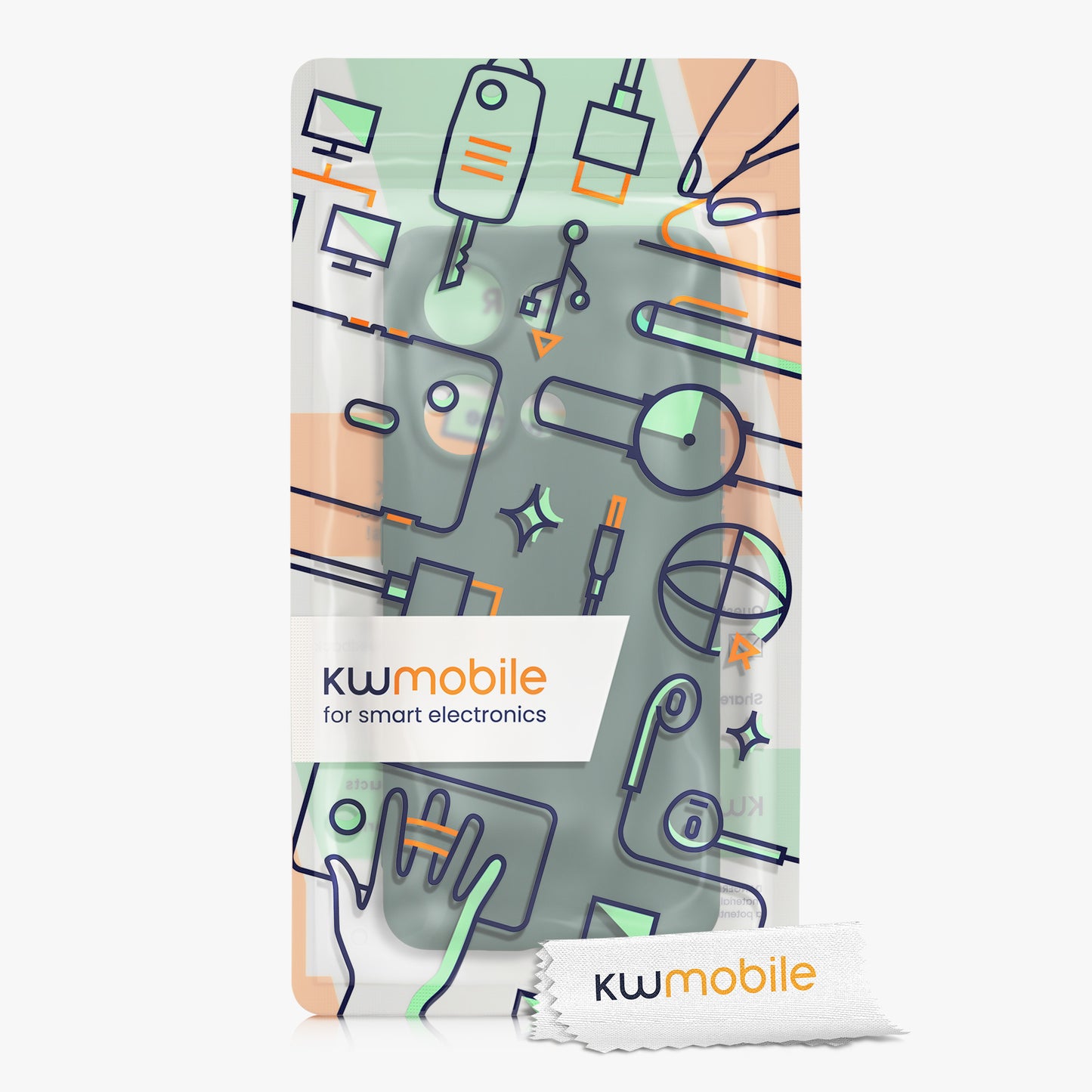 kwmobile Case for OnePlus Nord 3 5G - Soft Mobile Phone Silicone Case - Protective Cover