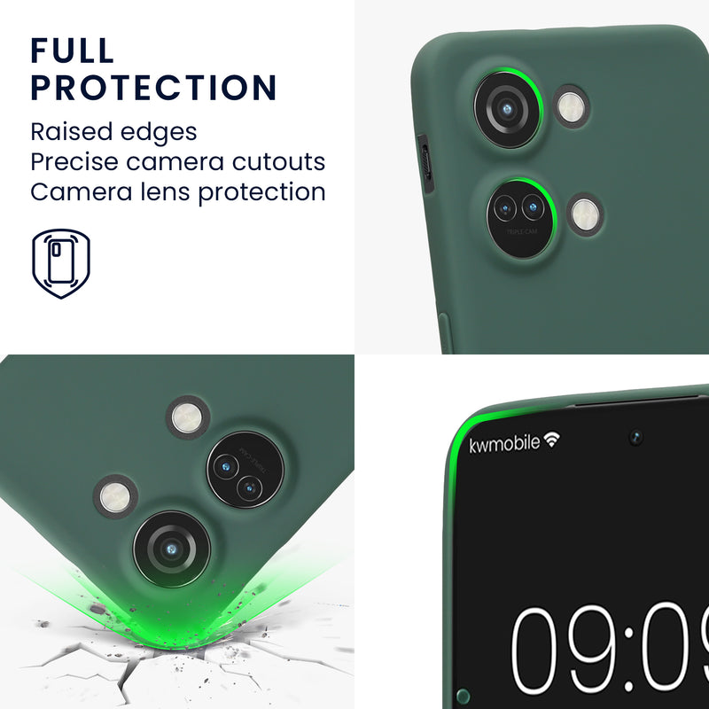 kwmobile Case for OnePlus Nord 3 5G - Soft Mobile Phone Silicone Case - Protective Cover