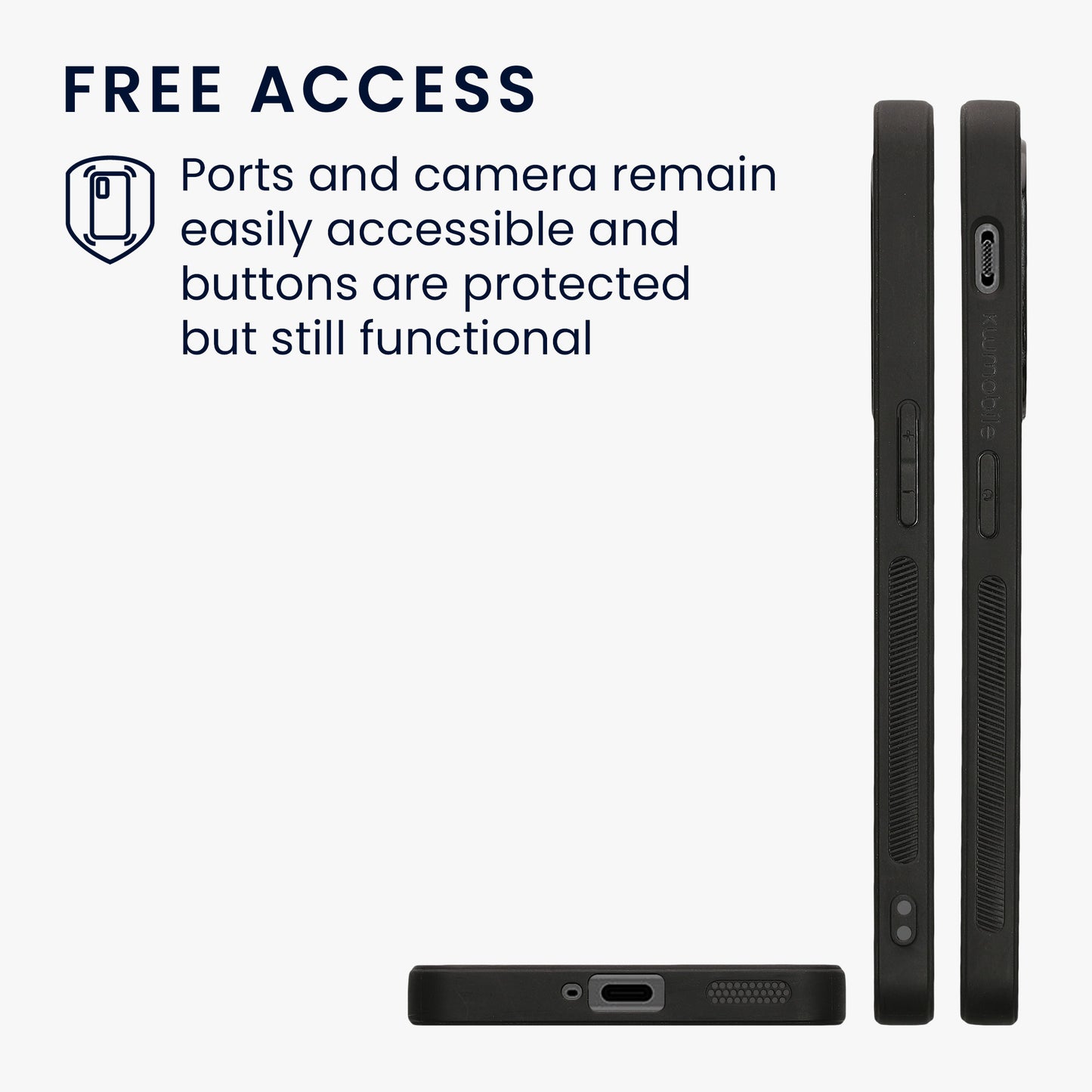 kwmobile Case Compatible with OnePlus Nord 3 5G - Phone Case - Phone Protective Cover - Smartphone Cover