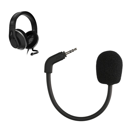 kwmobile Ersatz Kopfhörer Mikrofon kompatibel mit TurtleBeach Recon 500 Headset - Gaming Headphones Mikrofon mit 3,5 mm Klinkenstecker - Schwarz Schwarz  