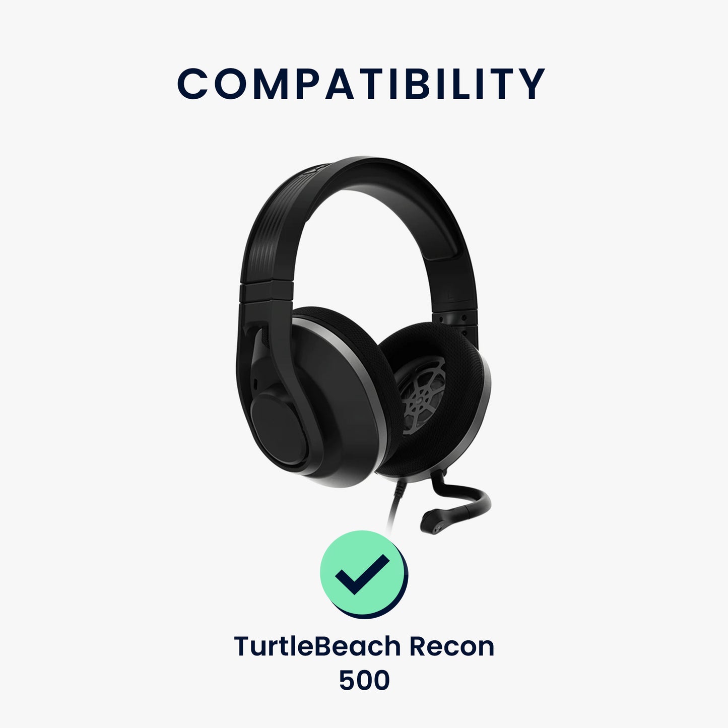 kwmobile Replacement Headphone Microphone compatible with TurtleBeach Recon 500 Headset - Gaming Headphones Microphone with 3.5mm Jack Plug