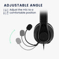kwmobile Replacement Headphone Microphone compatible with TurtleBeach Recon 500 Headset - Gaming Headphones Microphone with 3.5mm Jack Plug