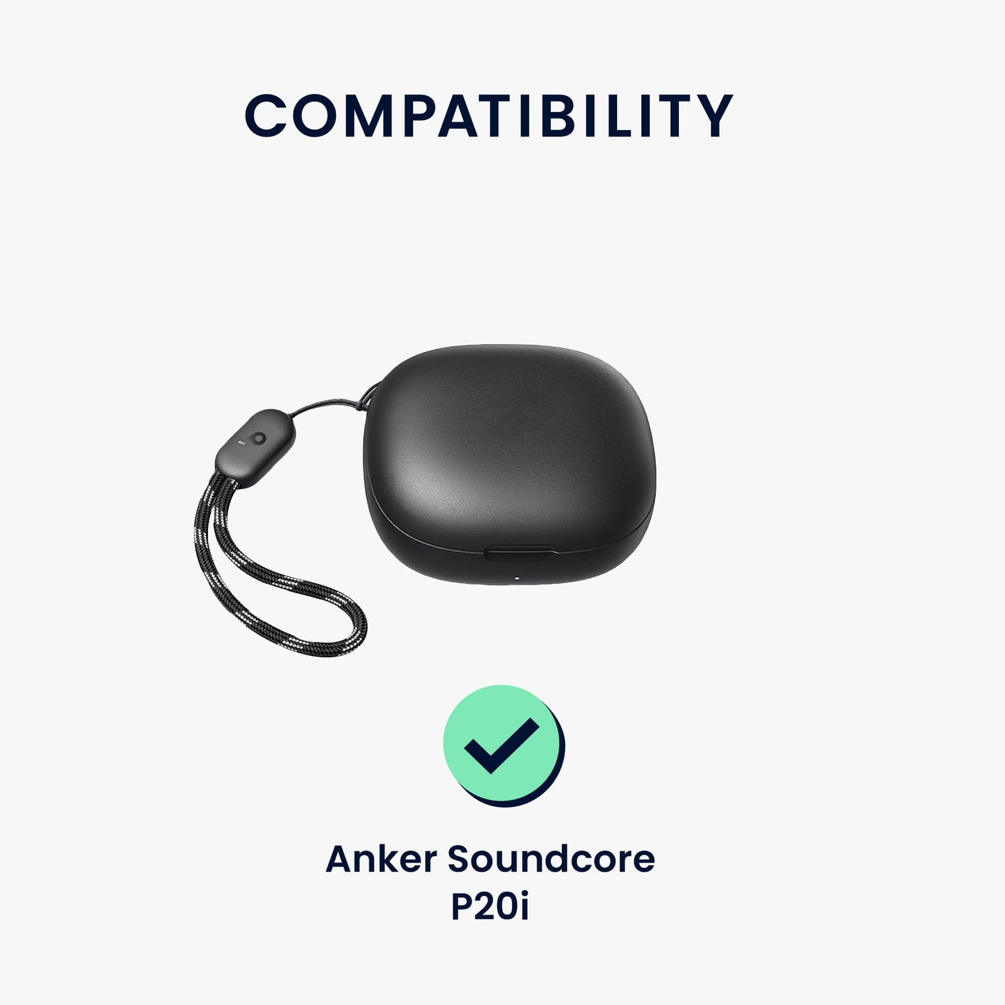 kwmobile Case Compatible with Anker Soundcore P20i Headphones Protective Cover