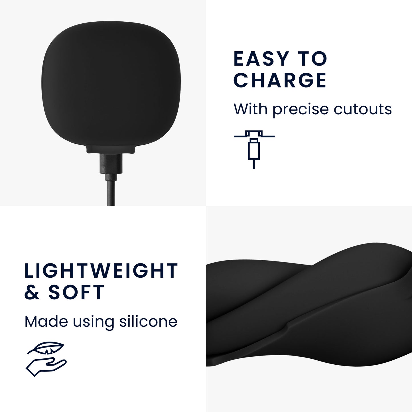 kwmobile Case Compatible with Anker Soundcore P20i Headphones Protective Cover