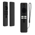 kwmobile Hülle Fernbedienung kompatibel mit Xiaomi TV Box S (2nd Gen) Hülle - Silikon Case für TV Zubehör in Schwarz Schwarz  