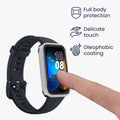 kwmobile Glass Case for Huawei Band 9 / Band 8 Protective Cover Fullbody Fitness Tracker Case Set