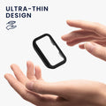 kwmobile Glass Case for Huawei Band 9 / Band 8 Protective Cover Fullbody Fitness Tracker Case Set