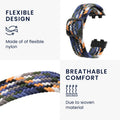 kwmobile Strap Compatible with Huawei Band 10 / 9 / 8 Fitness Tracker Sports Wristband Inside Dimensions from 14 - 22 cm