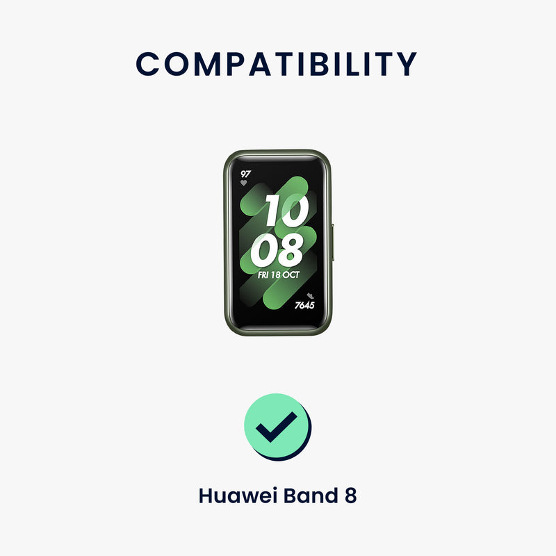 kwmobile Strap Compatible with Huawei Band 10 / 9 / 8 Fitness Tracker Sports Wristband Inside Dimensions from 14 - 22 cm
