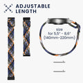 kwmobile Strap Compatible with Huawei Band 10 / 9 / 8 Fitness Tracker Sports Wristband Inside Dimensions from 14 - 22 cm