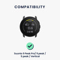 kwmobile Watch Strap for Suunto 9 Peak Pro/9 Peak/5 Peak/Vertical Fitness Tracker Band Set Replacement Strap Smartwatch