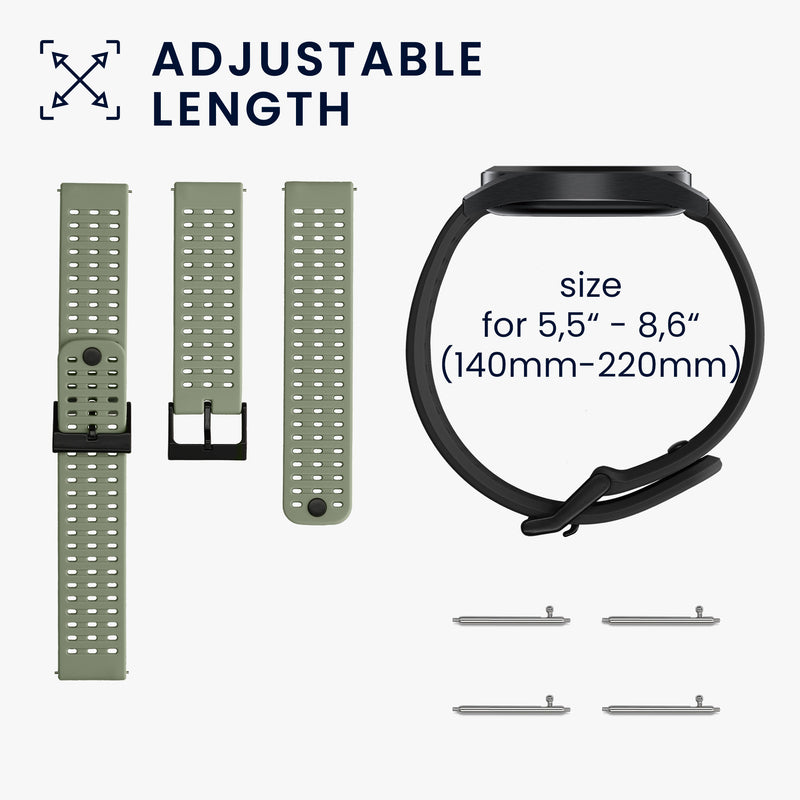 kwmobile Watch Strap for Suunto 9 Peak Pro/9 Peak/5 Peak/Vertical Fitness Tracker Band Set Replacement Strap Smartwatch