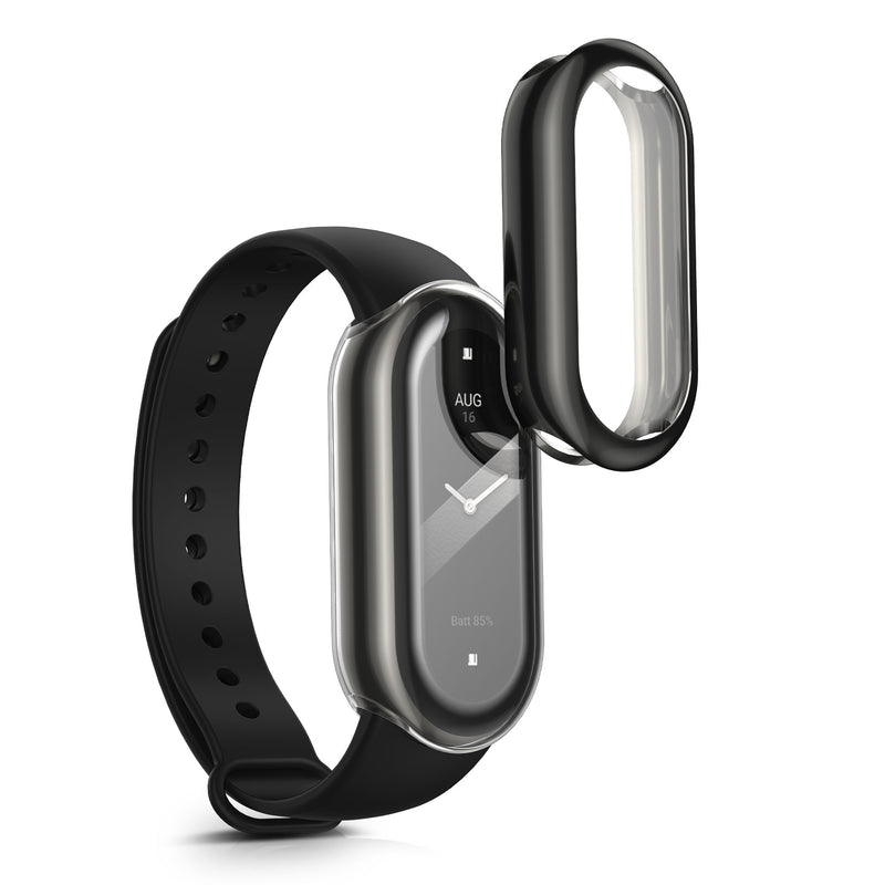kwmobile Protective Case for Xiaomi Mi Band 8 Fullbody Display Cover Set