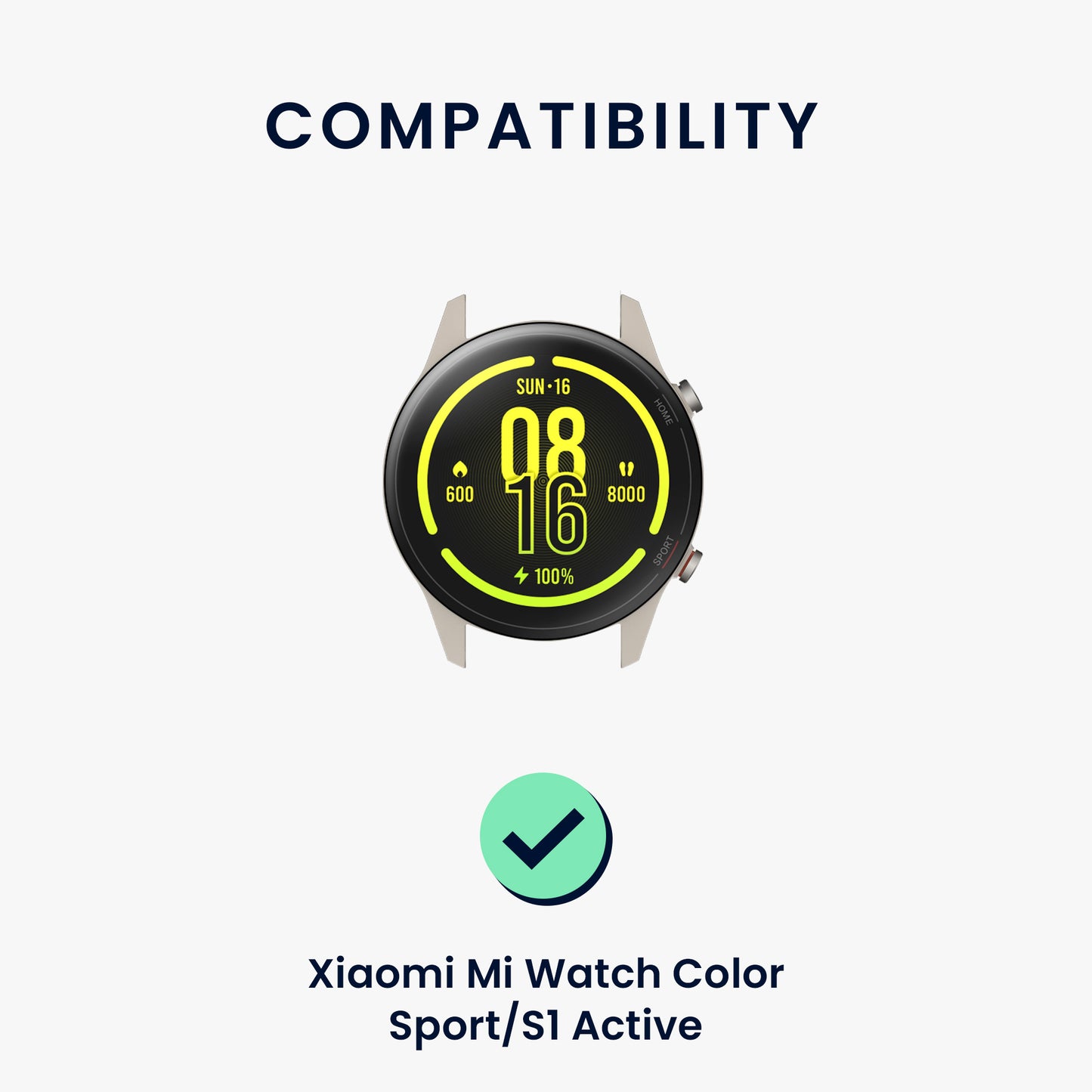 2x Strap for Xiaomi Mi Watch Color Sport / S1 Active