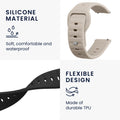 kwmobile Watch Strap for Garmin Venu Sq Music / Sq Strap - Fitness Tracker Band Set Replacement Strap Smartwatch