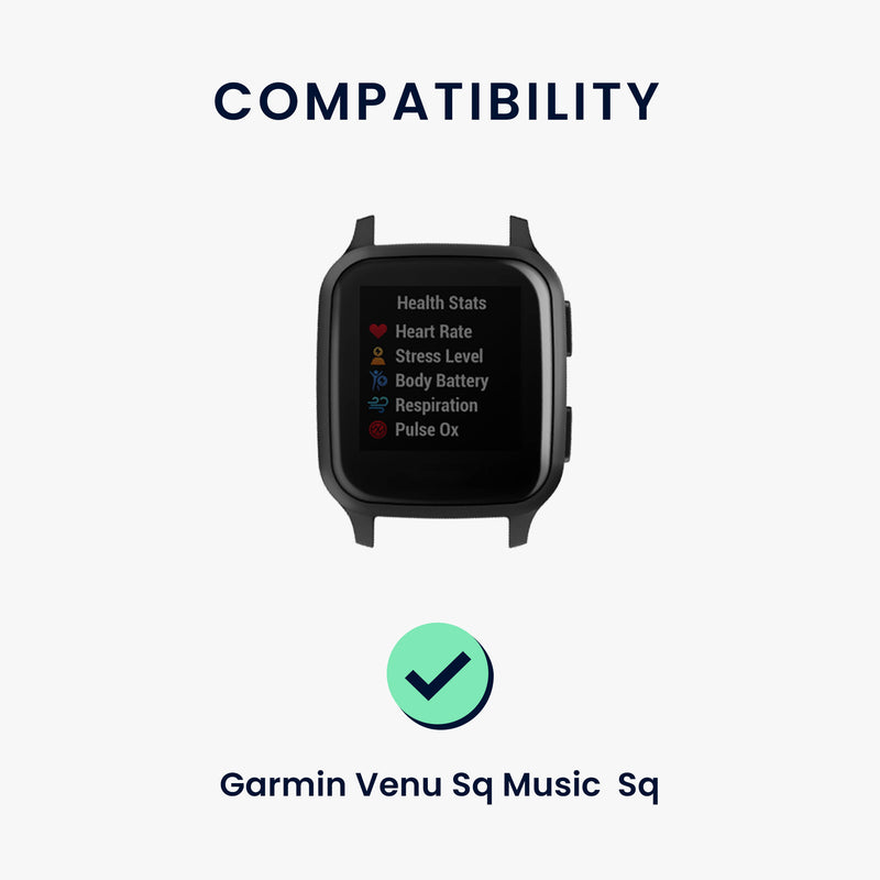 kwmobile Watch Strap for Garmin Venu Sq Music / Sq Strap - Fitness Tracker Band Set Replacement Strap Smartwatch