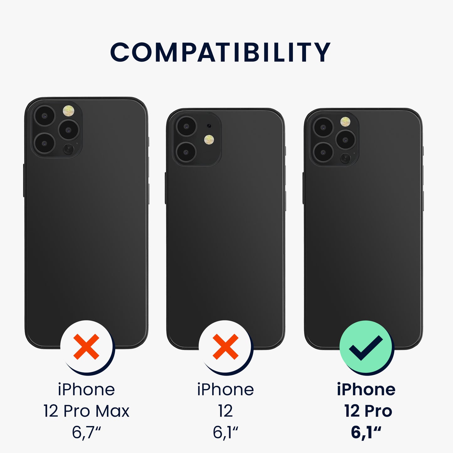 5-in-1 Case Set for Apple iPhone 12 Pro