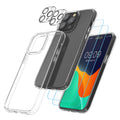 kwmobile 5in1 Set Handyhülle kompatibel mit Apple iPhone 14 Pro Max Hülle - 1x stoßsichere Schutzhülle 2x Schutzglas Display 2x Kamerschutz Glas - Transparent Transparent  
