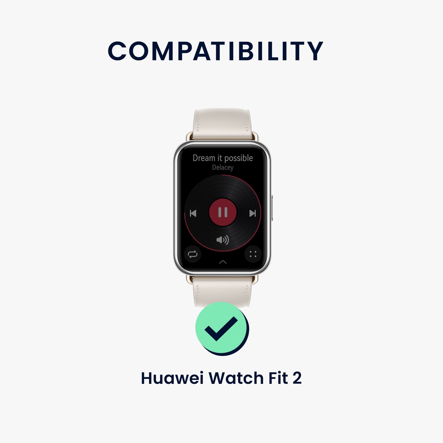 kwmobile Metal Adapter with 20mm Band Width Compatible with Huawei Watch Fit 2 Watch Strap Smartwatch Band Connector Adapter Set