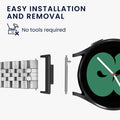 kwmobile Metal Adapter with 20mm Band Width Compatible with Huawei Watch Fit 2 Watch Strap Smartwatch Band Connector Adapter Set