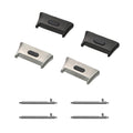 kwmobile Metal Adapter with 20mm Band Width Compatible with Xiaomi Redmi Watch 3 Watch Strap Smartwatch Bracelet Connection Adapter Set