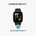 kwmobile Metal Adapter with 20mm Band Width Compatible with Xiaomi Redmi Watch 3 Watch Strap Smartwatch Bracelet Connection Adapter Set