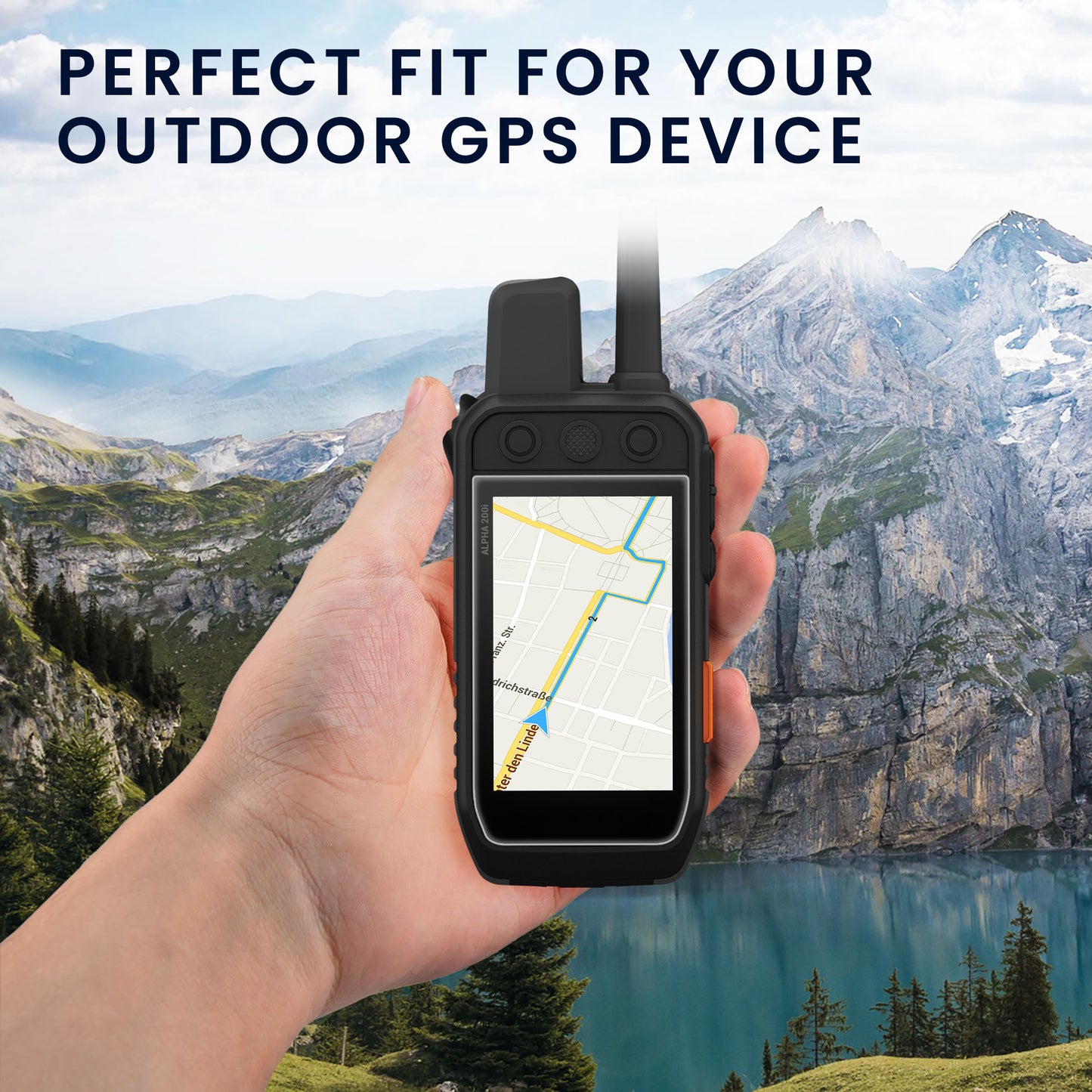 kwmobile Screen Protector compatible with Garmin Alpha 200 & 200i / Alpha 300 & 300i Film Protective Film for Navigation Device