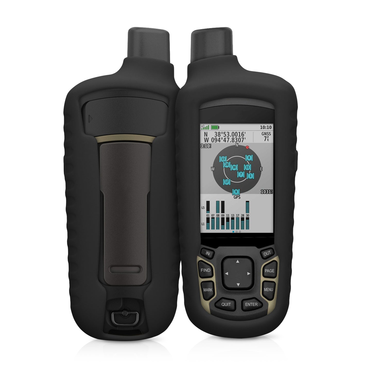 kwmobile Case Compatible with Garmin GPSMAP 65 / 62 / 62S / 62SC - Protective Cover for GPS Handheld Device