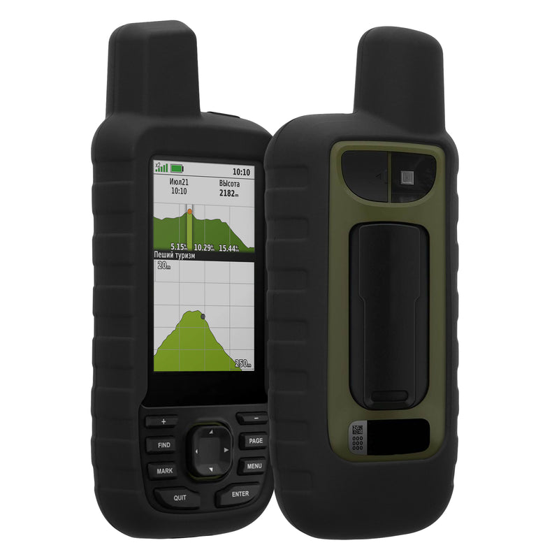 kwmobile Hülle kompatibel mit Garmin GPSMAP 66sr / GPSMAP 67 - Schutzhülle für GPS Handgerät in Schwarz Schwarz  