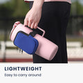 kwmobile Tumbler Water Bottle Bag Carrying Case for Water Bottles Small Protective Pouch with Zipper and Elastic Strap