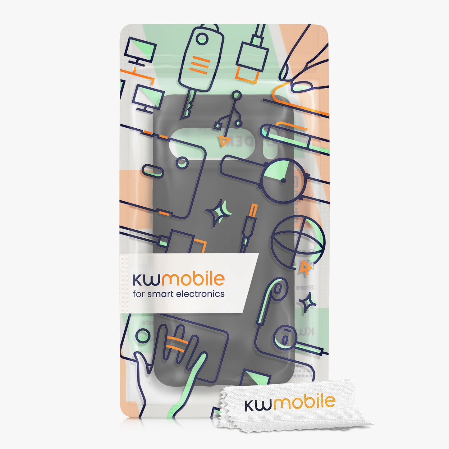 kwmobile Phone Case for Google Pixel 8 Pro Case, for Pixel 8 Pro Cover - Silicone Case - Wireless Charging