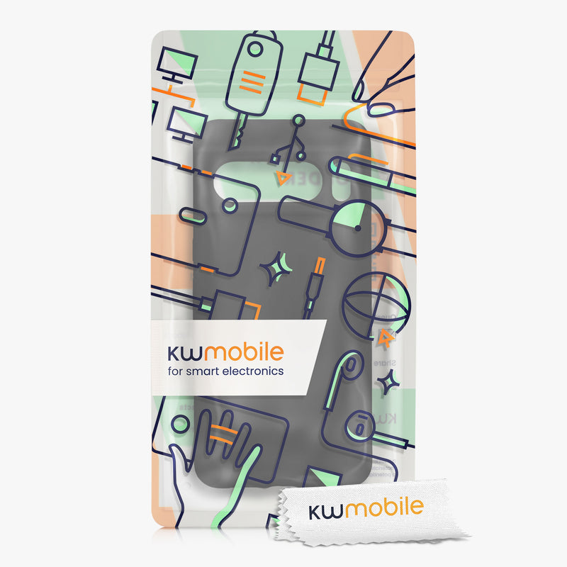 kwmobile Phone Case for Google Pixel 8 Pro Case, for Pixel 8 Pro Cover - Silicone Case - Wireless Charging