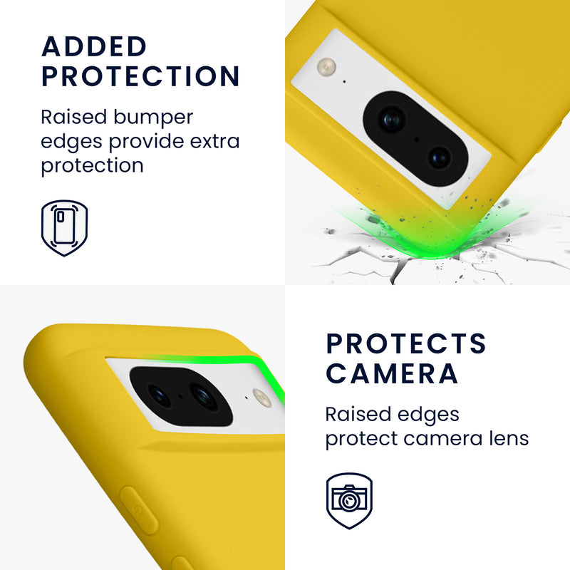 TPU Case for Google Pixel 8 in Luminous Yellow