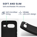 kwmobile Slim Case Compatible with Google Pixel 8 Case - Silicone Phone Cover
