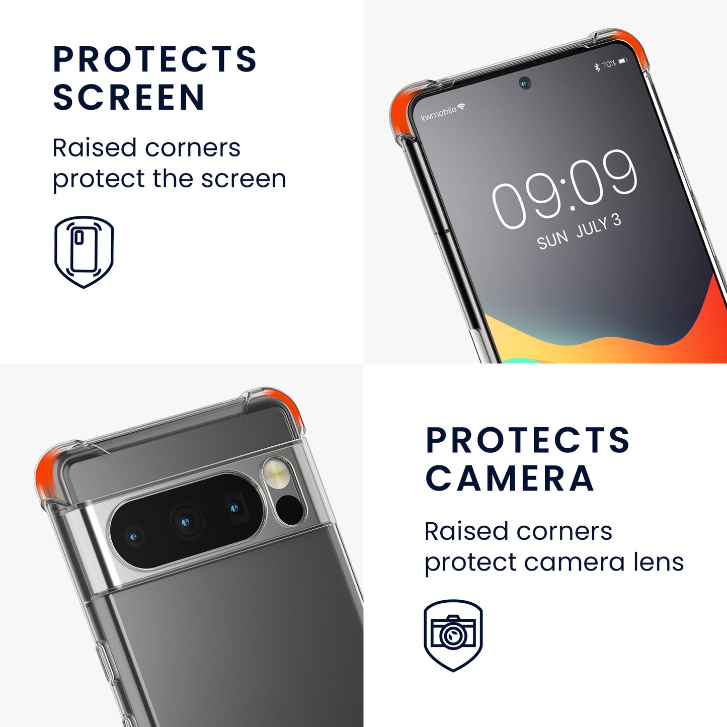 kwmobile Necklace Case Compatible with Google Pixel 8 Pro Case