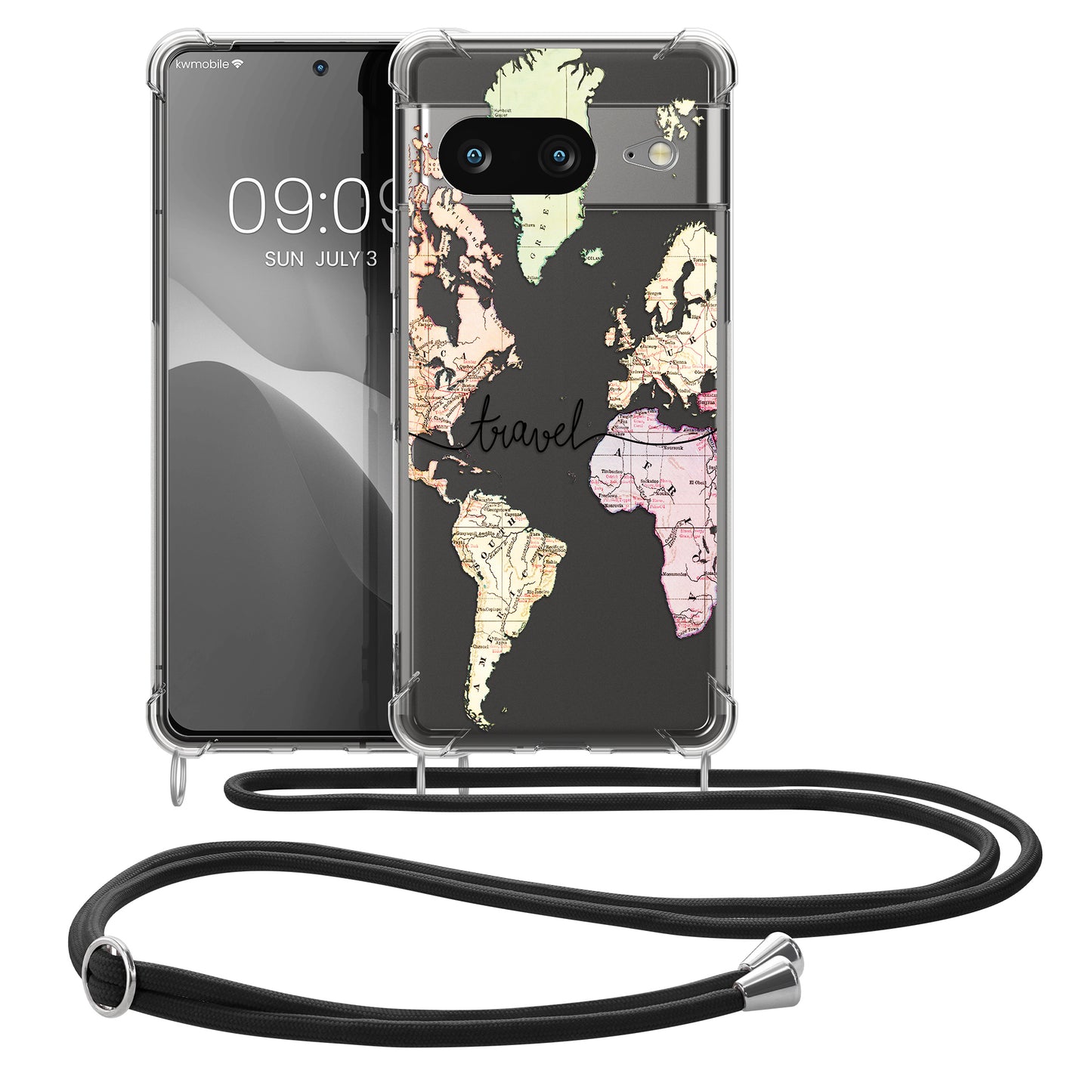 kwmobile Necklace Case Compatible with Google Pixel 8 Case